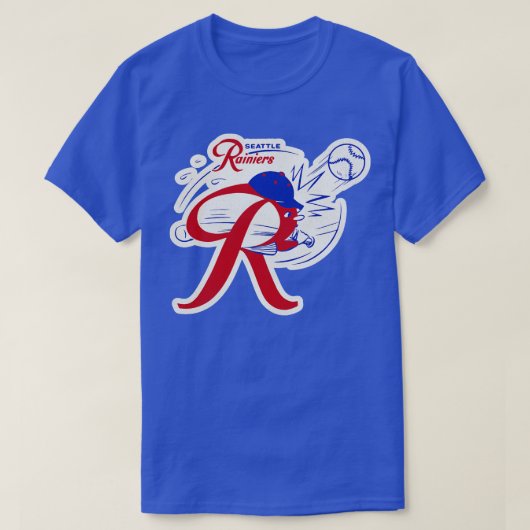 T-shirt Mascotte de baseball de Seattle Rainiers (Design devant)