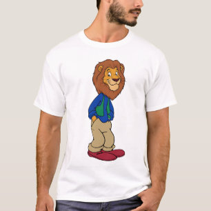 T-shirt Mascotte de Lion de dessin cool