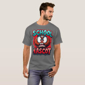 T-shirt Mascotte d'école Américain (Devant entier)