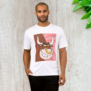 T-shirt Mascotte en fer avec anneau de nez