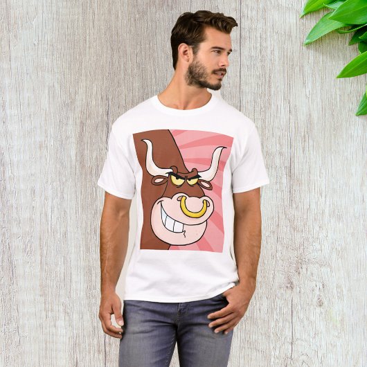 T-shirt Mascotte en fer avec anneau de nez