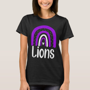 T-shirt Mascotte Lions de l'école Rainbow Lion Sport Spiri
