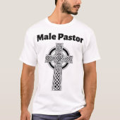T-shirt masculin de pasteur (Devant)