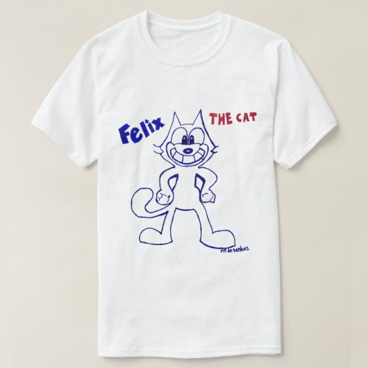 T-shirt Masculin - le Chat Félix (Design devant)