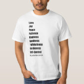 T-Shirt masculin masculin 5:22-23 noir (Devant)