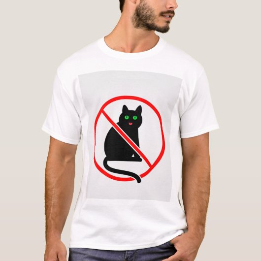 T-shirt masculin No Cats (Devant)