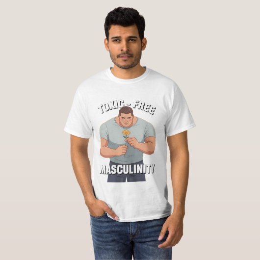 T-shirt Masculinité fragile Masculinité sans toxicité (Devant entier)
