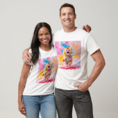 T-shirt Mash dans les couleurs - Jouer Holi Kitten! (Unisexe)