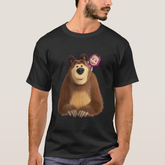 T-shirt Masha et Bear Duo ensemble (Devant)