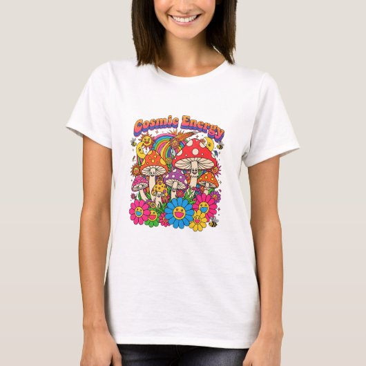 T-Shirt MASHROOM COSMIC ENERGY (Devant)