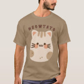 T-shirt Mashup Cute Kawaii Cat Potato (Devant)