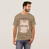T-shirt Mashup Cute Kawaii Cat Potato (Devant entier)
