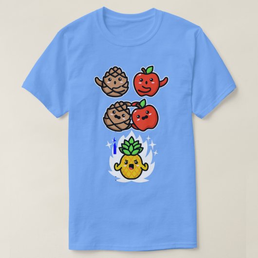 T-shirt Mashup Pine Apple Fusion Super Ananas (Design devant)