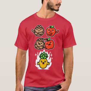 T-shirt Mashup Pine Apple Fusion Super Ananas