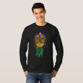 T-shirt Mask Swinger Upside Down Pineapple Mardi gras Funn (Devant entier)