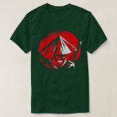T-shirt Mask Warrior Samurai Swords Bush (Design devant)