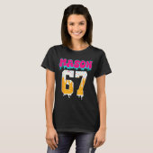T-shirt Mason 67 Funny Ice Cream Drip Baseball Ice Cream D (Devant entier)
