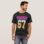 T-shirt Mason 67 Funny Ice Cream Drip Baseball Ice Cream D (Devant entier)