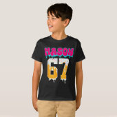 T-shirt Mason 67 Funny Ice Cream Drip Baseball Ice Cream D (Devant entier)