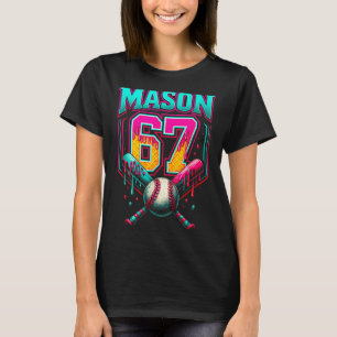 T-shirt Mason 67 Glace Drôle Crème Glacée Dégoulinante Bas