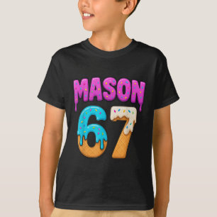 T-shirt Mason 67 Glace qui Dégouline Mème Drôle Six Sept É