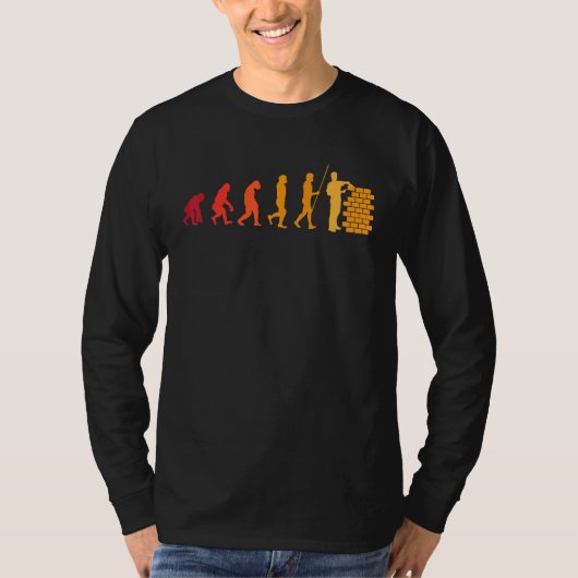 T-shirt Mason Evolution Wall Builder (Devant)