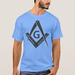 T-shirt Masonic Carré Compass furtif Moderne Freema