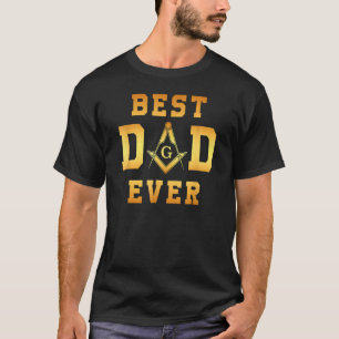 T-shirt Masonic Meilleur papa jamais Fête des pères Freema