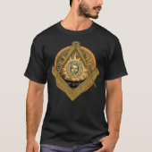 T-shirt Masonic passé Masonic passé Master Mason Freemason (Devant)