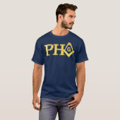 T-shirt Masonic PHA Prince Hall Affiliation Square (Devant entier)