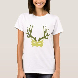 T-shirt Masque à cornes de Dieu