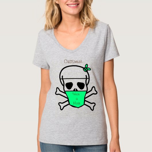 T-shirt Masque à crâne Thunder_Cove (Devant)