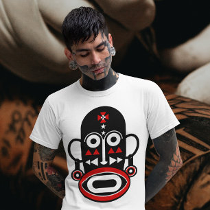 T-shirt masque africain
