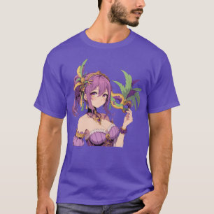 T-shirt Masque Anime Mardi Gras