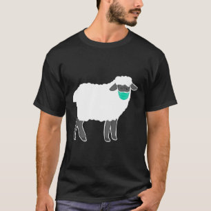 T-shirt Masque anti-mouton avec masque facial