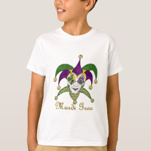 T-shirt Masque coloré Mardi Gras Jesters