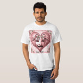 T-Shirt Masque d'Actrice Féminine (Devant entier)