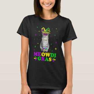 T-shirt Masque de Carnaval de Chat Scottish Fold Meowdi Gr