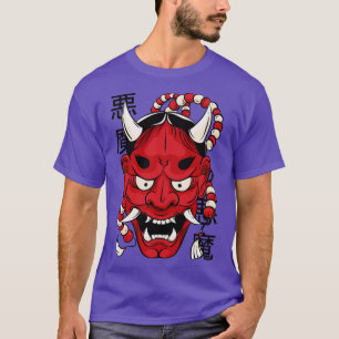 T-SHIRT MASQUE DE DÉMON HANNYA