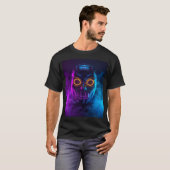 T-shirt Masque de fierté cybernétique (Devant entier)