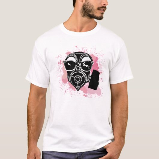 T-shirt Masque de gaz (Devant)