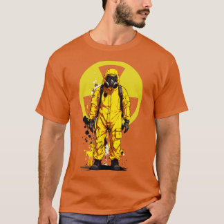 T-shirt Masque de gaz de combinaison de fumée 1