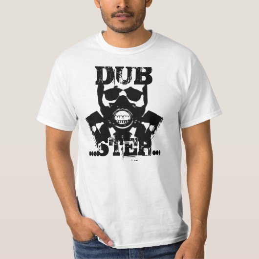T-SHIRT MASQUE DE GAZ, DUBSTEP (Devant)