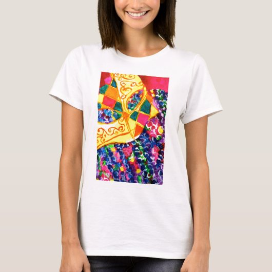 T-shirt Masque de mardi gras (Devant)
