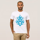 T-shirt Masque de massage facial du feu (Devant entier)