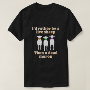 T-shirt Masque de mouton drôle Pro