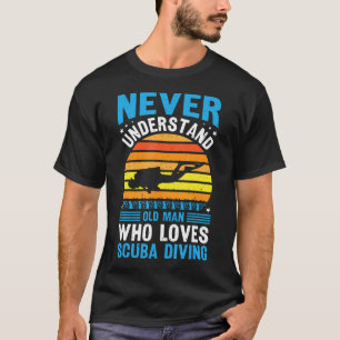 T-shirt Masque de plongée Divers Snorkel Palmes Pour Homme