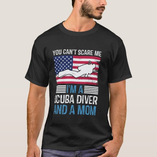 T-shirt Masque de plongée en apnée Divers Palmes Drapeau a (Devant)