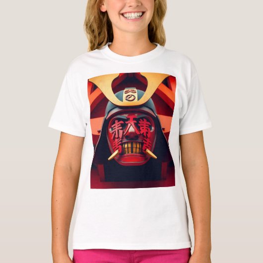 T-shirt Masque de samouraï (Devant)