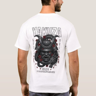 T-Shirt Masque de Samouraï Yakuza Dragon 